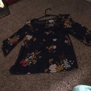 Girls floral blouse